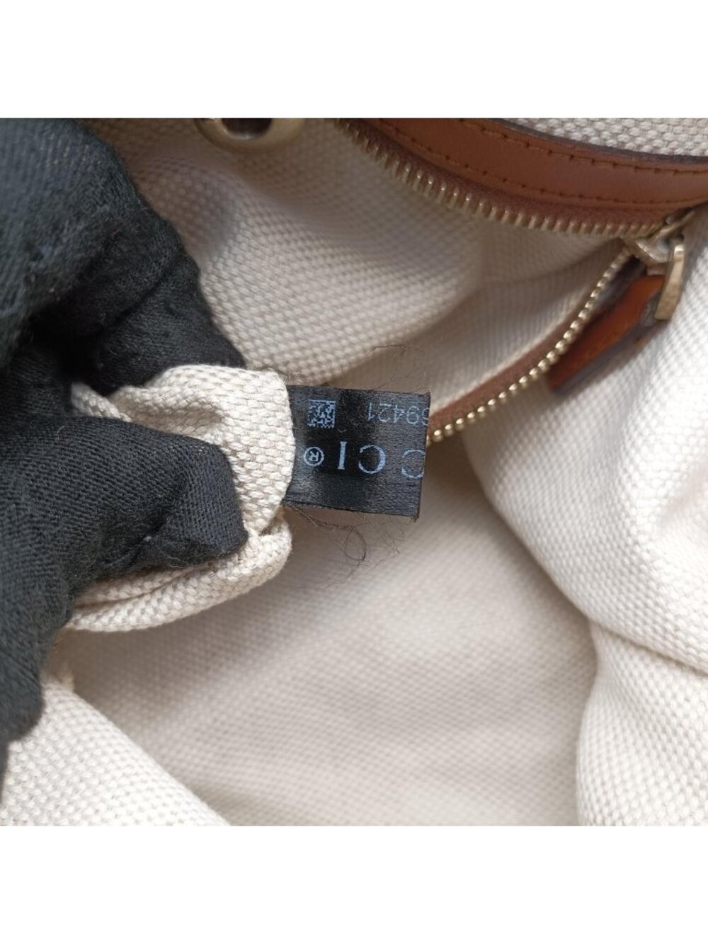 ★SOLD★ Gucci Interlocking GG Canvas Brown Handbag - Picture 13 of 15